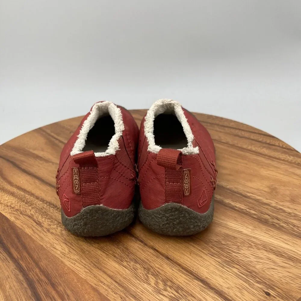 Keen Howser Shoes Womens Size 8 Red Casual Comfort Slip On Walking Quilted